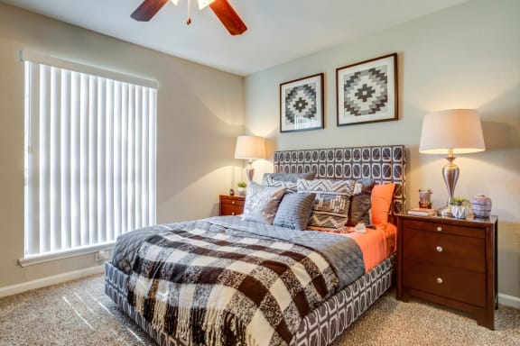 Master Bedroom at The Reserve at City Center North, Houston, Texas