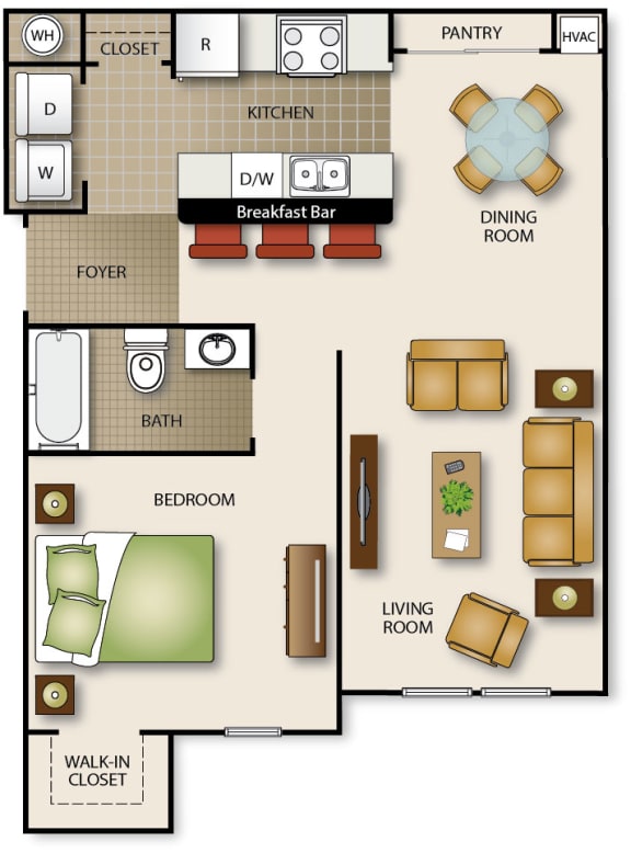 Floor Plan  a floor plan of a house with bedrooms and a living room