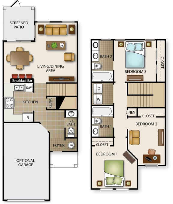 Floor Plan  the floor plans for the suites are shown in this image