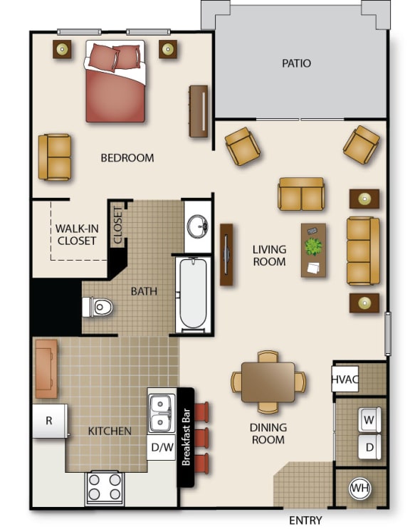 Floor Plan  a floor plan of a house with bedrooms and a living room