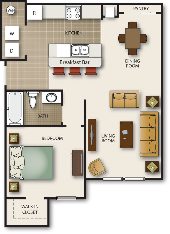 Floor Plan  a floor plan of a house