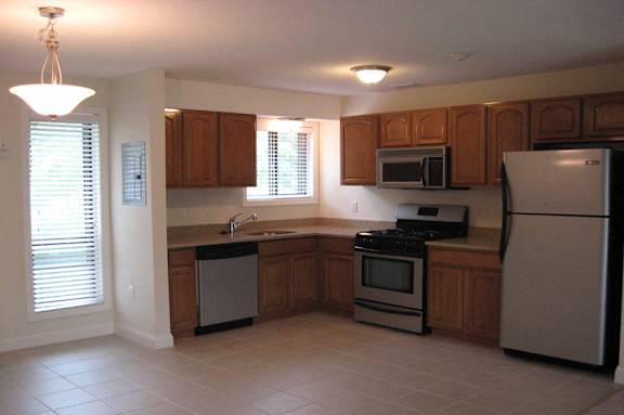 Kitchen area at Hidden Brook Apartment Homes Apartments, New Bedford, MA, 02740