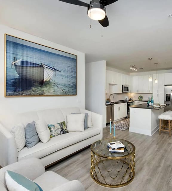 Open Concept Layout for Kitchen and Dining Areas