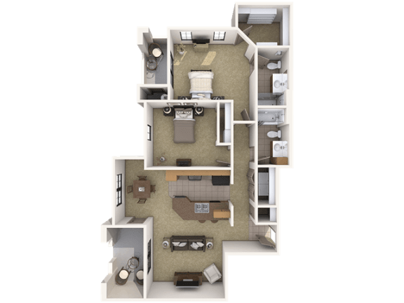 Floor Plan B4 Premier w/Attached Garage