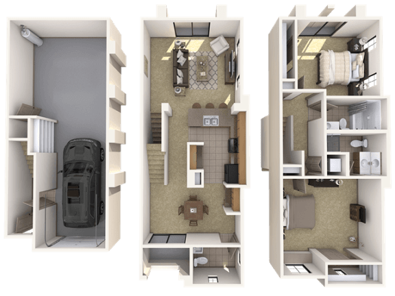 Floor Plan TH2 Premier