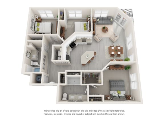 a floor plan of a 1 bedroom floor plan with a bathroom and a living room