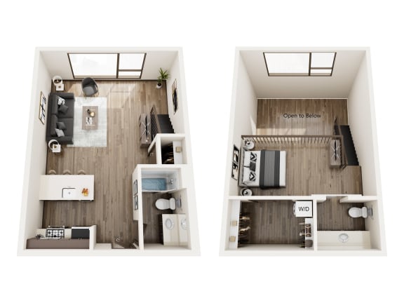 a 2102 sq ft floor plan with a bedroom and a living room