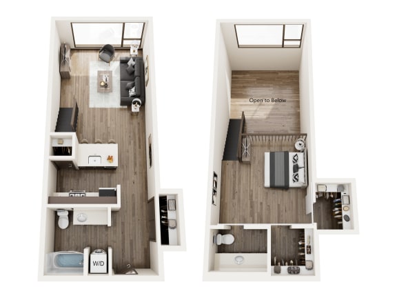 a 2103 sq ft floor plan with a bedroom and a living room