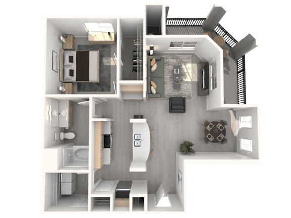 Diamond Valley - 1 bed 1 bath - 876 sqft