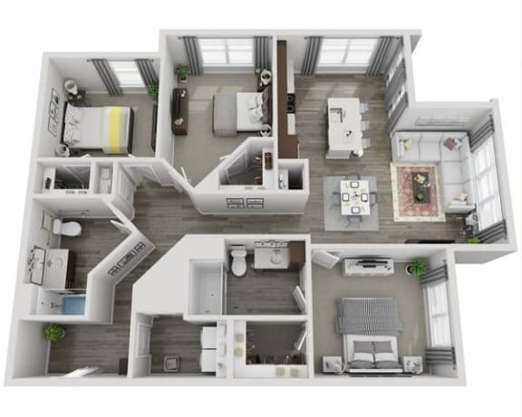 Bellora 2 Floor Plan at Alta Wren, Cary