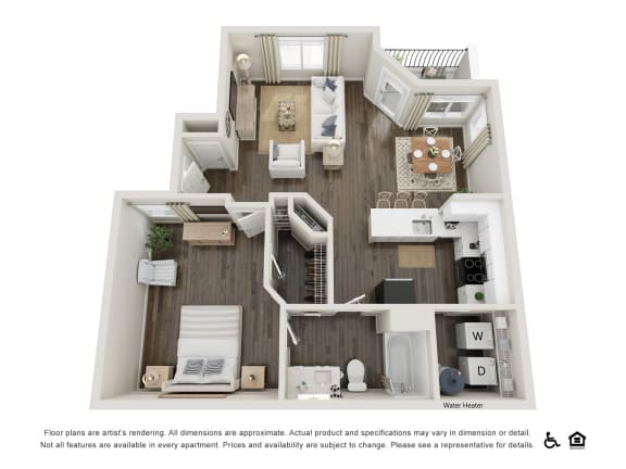 1 bedroom, 1 bath renovated