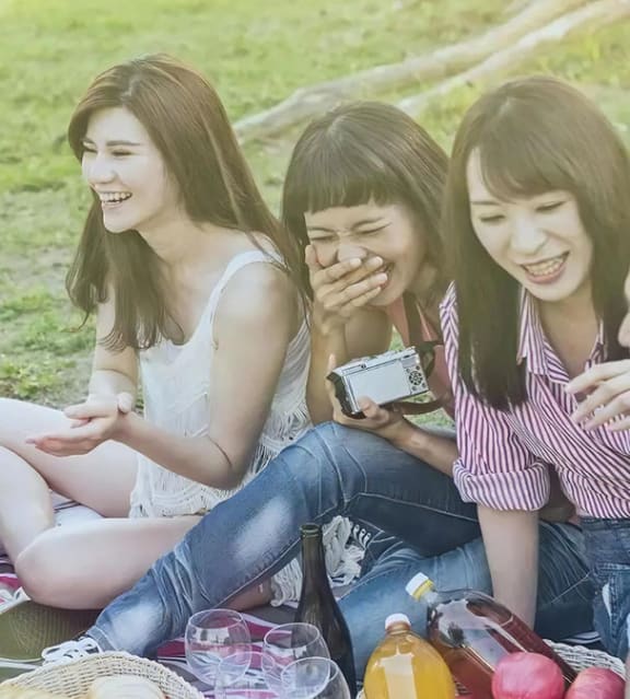 Friends Enjoying Piedmont Park