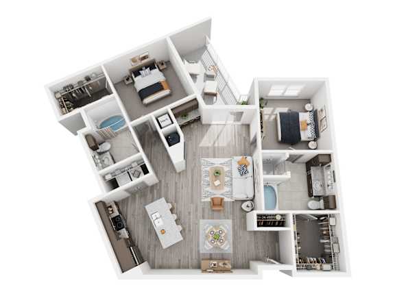 Floorplan J, at The landing at Vinnin Square, Swampscott, MA