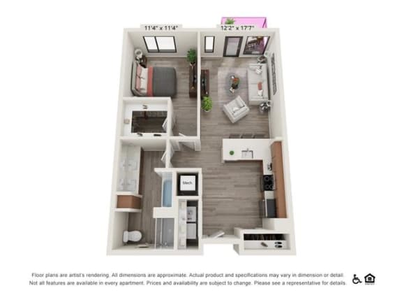 Floor Plan 1A