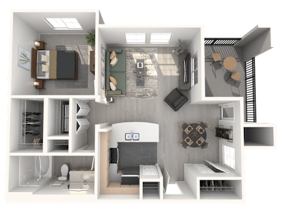 Vail - 1 bed 1 bath - 765 sqft