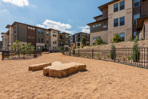 Outdoor area with building view at Westerly Apartments, Colorado