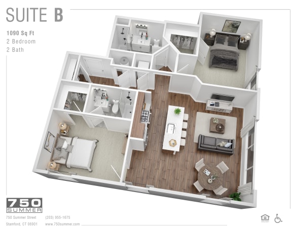 Floor Plans of 750 Summer Street in Stamford, CT