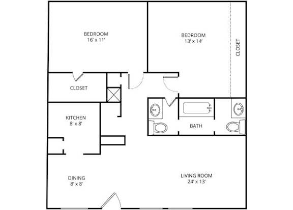 Floor Plan  Mojave Poppy (B1)