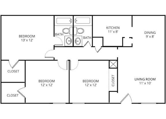 Floor Plan  Desert Sunflower (C1)