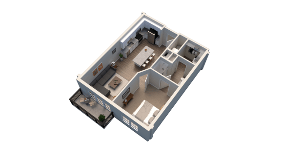 the griffin apartments royalty free 3d model preview no. 1 at Kendall Park Too, Columbus, OH 43220