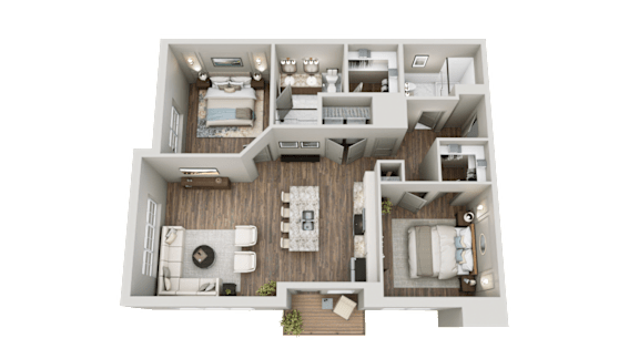 Floor Plan  A Floorplan at Alamira Apartments, Columbus