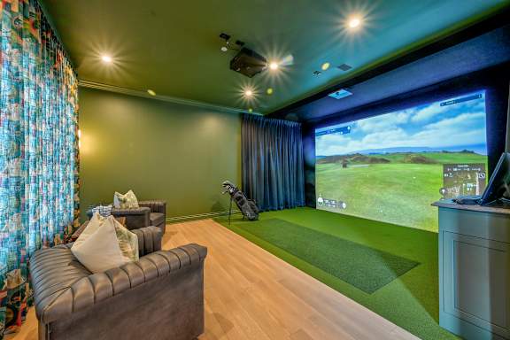 Trackman Golf Simulator at Fairmont Apartments, Westerville, OH, 43081