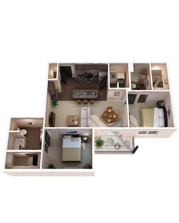 A series of images showing different rooms of a house.