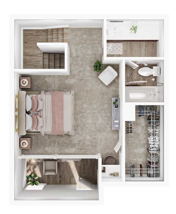 A5 Second Floor at Tall Timbers Apartments, Houston