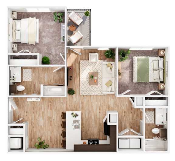a1 floor plan  1 bedroom with 1 bathroom