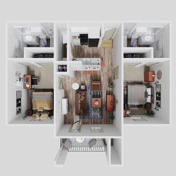 Floor Plans of Arrowood Apartments in Houston, TX