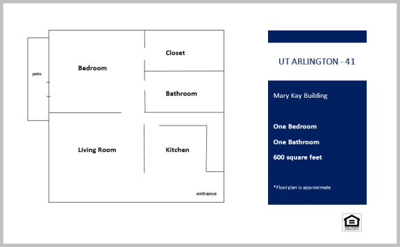 Mary Kay One Bedroom UTA