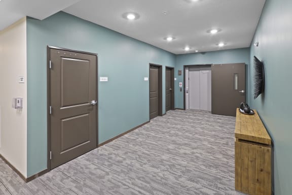 Elevator lobby area