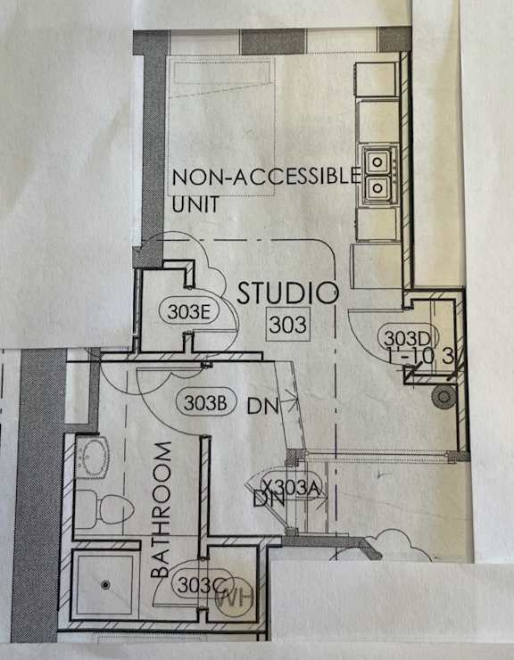 a drawing of a floor plan of a building