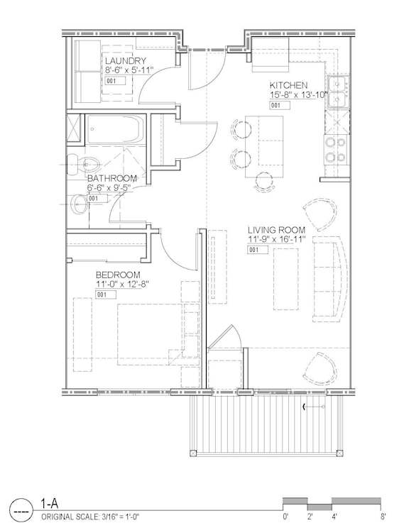 1 Bedroom 1 Bath
