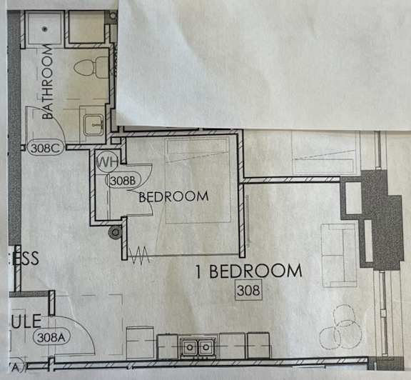 a drawing of a floor plan of a house
