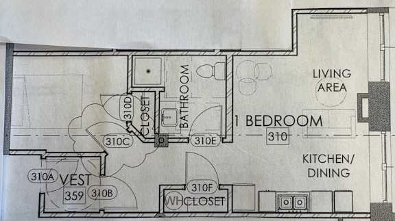 a drawing of a floor plan of a house