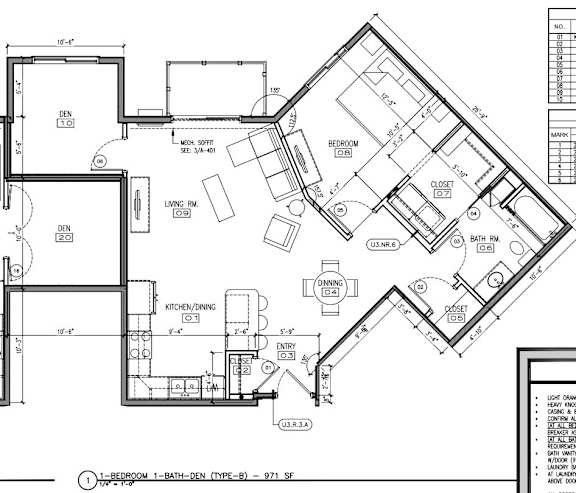 a floor plan of a house with a large bedroom and a living room