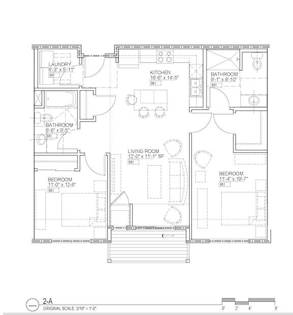 2 Bed 2 Bath
