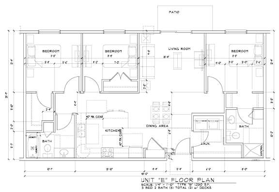 A black and white image of a floor plan for a home with labeled rooms.