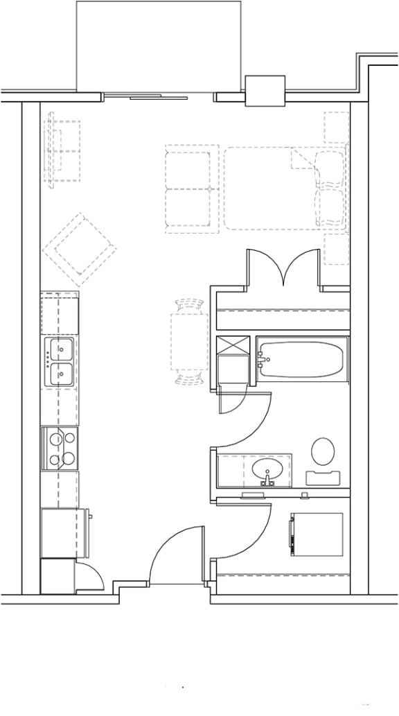 a floor plan of a small house