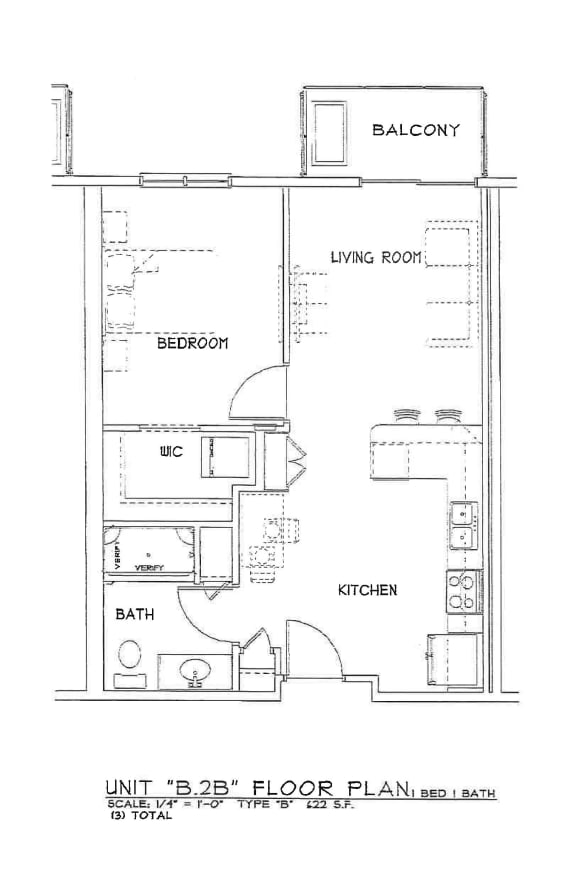 1 Bedroom 1 Bath