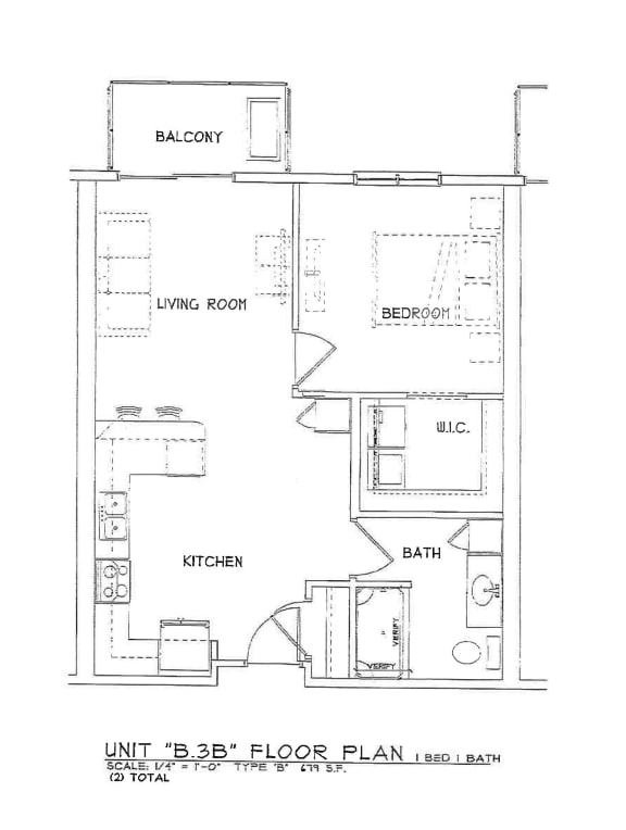 1 Bedroom 1 Bath