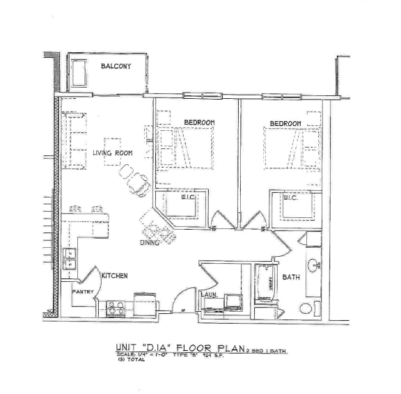 2 Bed 1 Bath