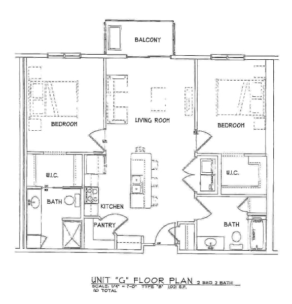 2 Bed 2 Bath