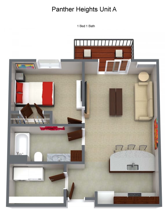 1 Bedroom 1 Bath
