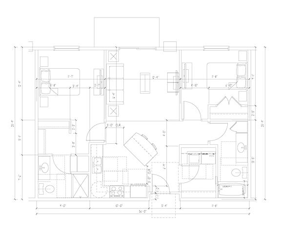 2 Bed 2 Bath