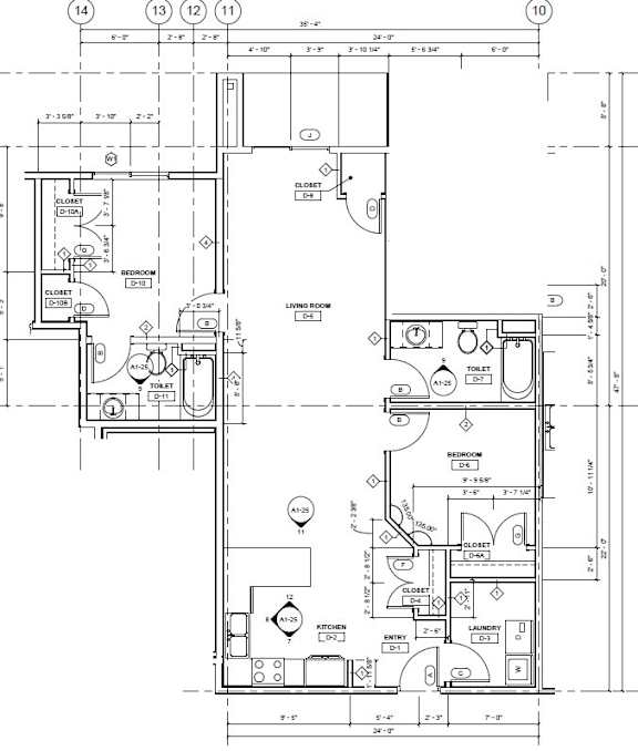 A detailed architectural floor plan shows a layout with rooms labeled A1-A3, a toilet, a bedroom, and a living room with a kitchen.