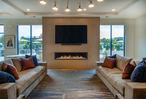 Ample Sitting Space In Clubhouse at Alta Apartments, Wisconsin 53186