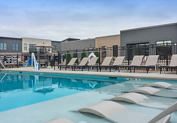Blue Cool Swimming Pool at Alta Apartments, Wisconsin 53186