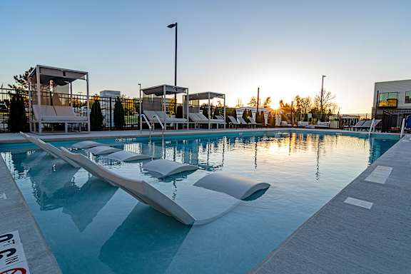 Glimmering Pool at Alta Apartments, Pewaukee, WI